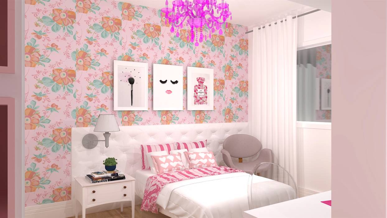 Quarto de menina, Talita Kvian Talita Kvian Girls Bedroom