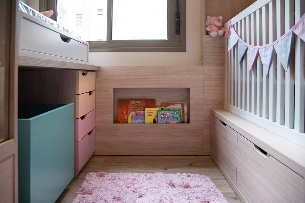 Quarto da Helena, JuBa Arquitetando Ninhos - Arquitetura Infantil JuBa Arquitetando Ninhos - Arquitetura Infantil Baby room