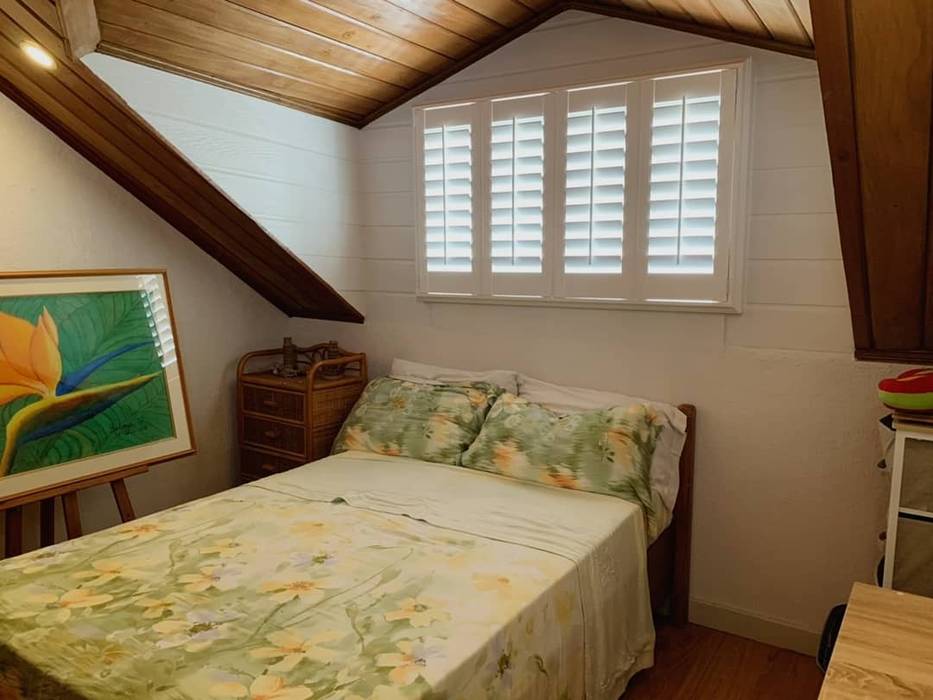 uPVC Plantation Window Shutters on Bedroom LouverWise Inc Small bedroom