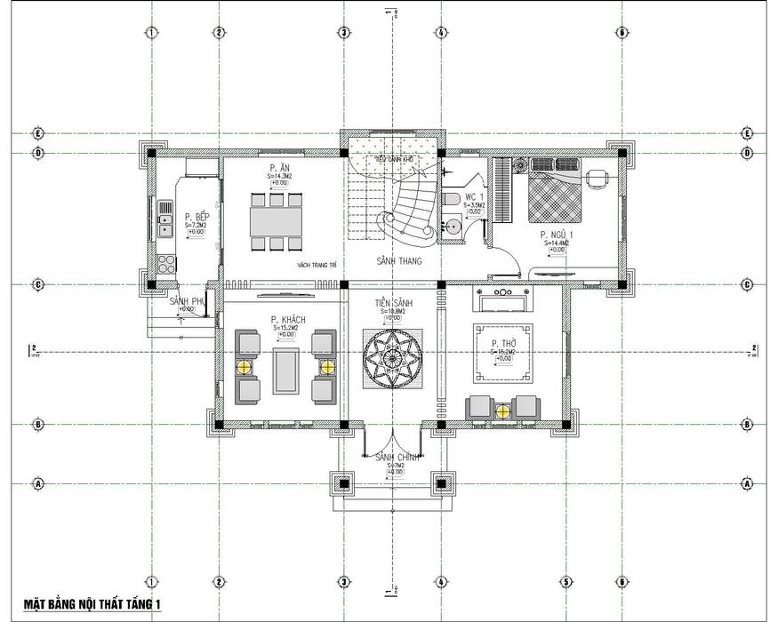 thiết kế biệt thự 3 tầng mái thái, Việt Architect Group Việt Architect Group Villa