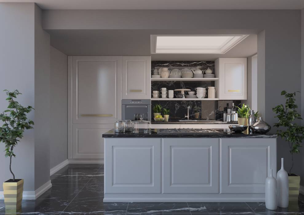 Studio Kitchen, NõodDesignContract NõodDesignContract مطابخ صغيرة