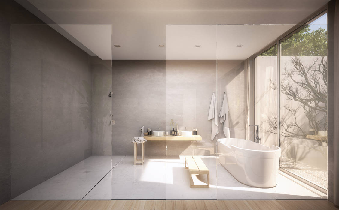 La Suite perfecta para tus vacaciones, S-AART S-AART Salle de bain minimaliste
