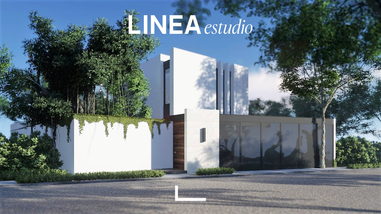 PROYECTO ALAMOS, LINEA estudio LINEA estudio Modern houses