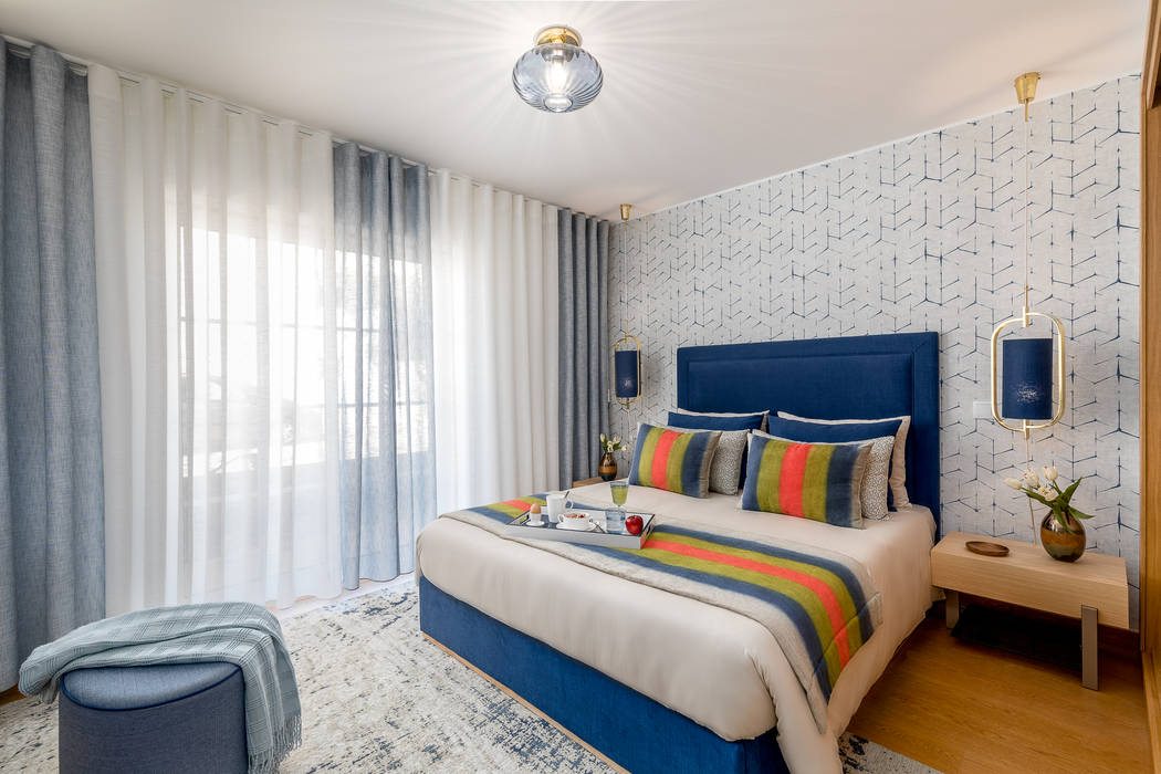 Eclectic style bedroom by Victor Guerra.Design Eclectic