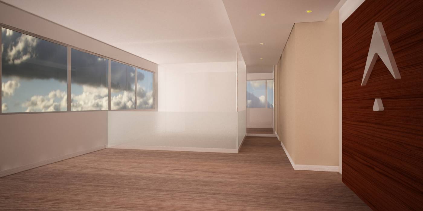 Remodelaci´ón oficina de consultoría, Velasco Arquitectura Velasco Arquitectura Floors Wood Wood effect