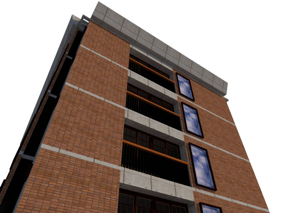 Corona - Apartment at Jubilee Hills, Bioform Bioform Balcony Bricks