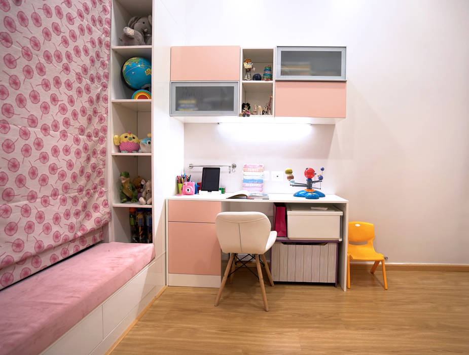 Kids Study Area HomeLane.com Girls Bedroom