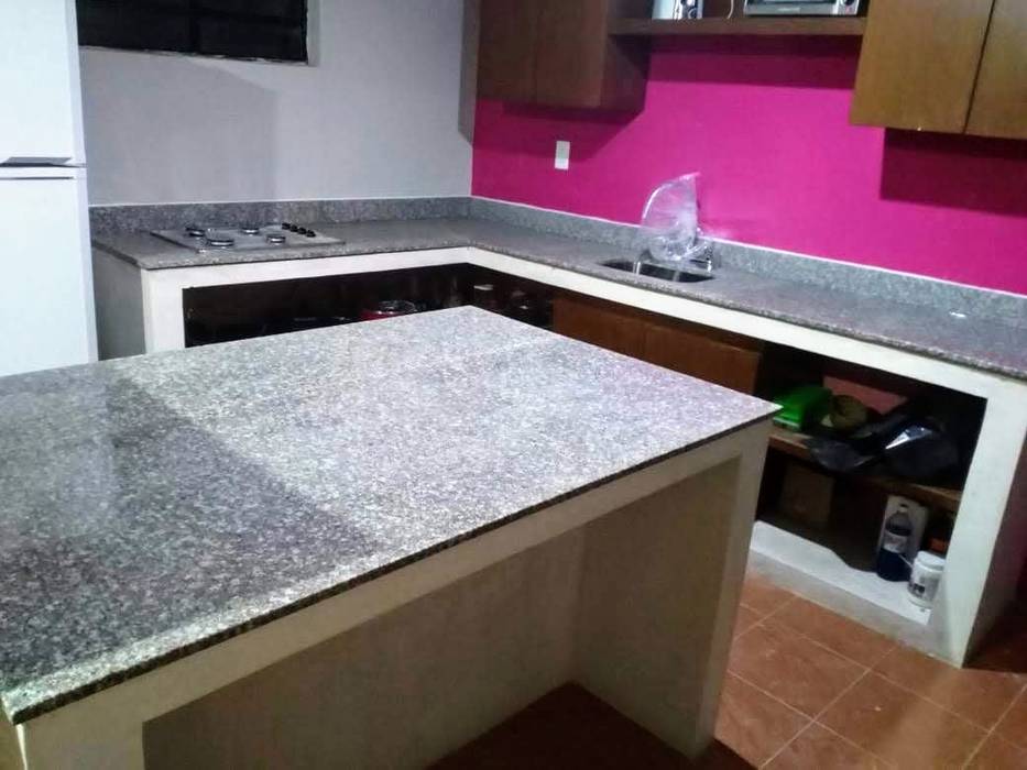 Meseta de granito peach red ígnea, granito, cuarzo, mármol y piedra de cantera Cocinas equipadas Granito