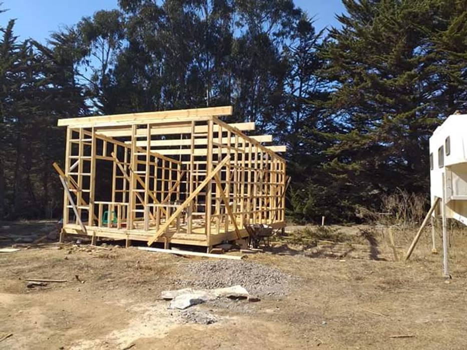 Punta de lobos , chile, Q-bo proyectos de construccion Q-bo proyectos de construccion Bungalows Wood Wood effect