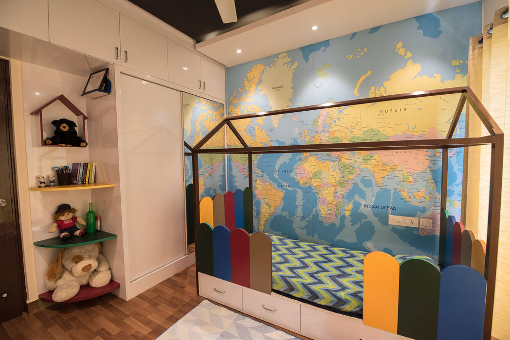 Kids Bedroom by Aikaa Designs Aikaa Designs Modern nursery/kids room