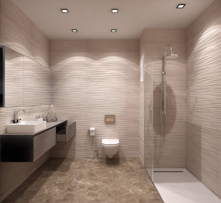 banyo tasarım ms mimarlık Modern Banyo