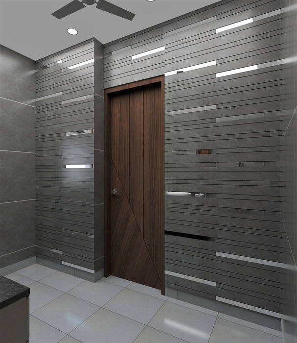 Master Bathroom- Style Statement Tanish Dzignz 現代浴室設計點子、靈感&圖片