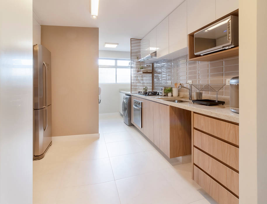 MOOD- Apartamento Interlagos, @estudiomood.arq @estudiomood.arq Armários e bancadas de cozinha