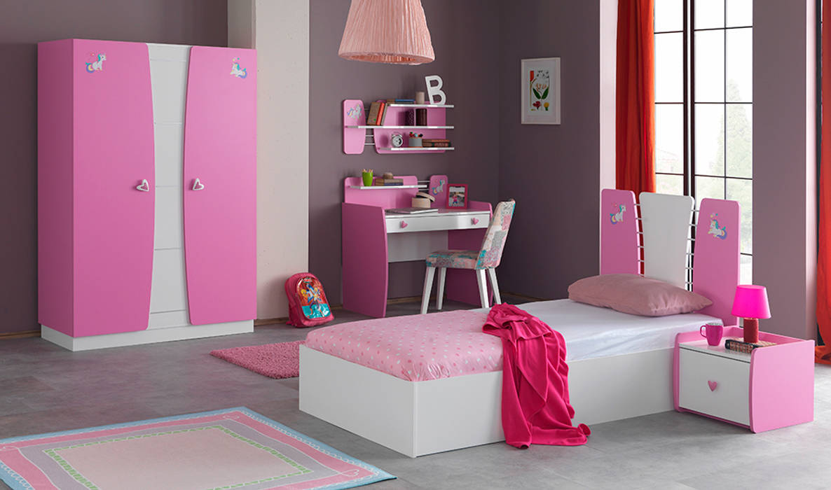 Papatya Genç Odası CaddeYıldız furniture Modern Çocuk Odası çocuk odası,genç odası,Aksesuarlar & Dekorasyon