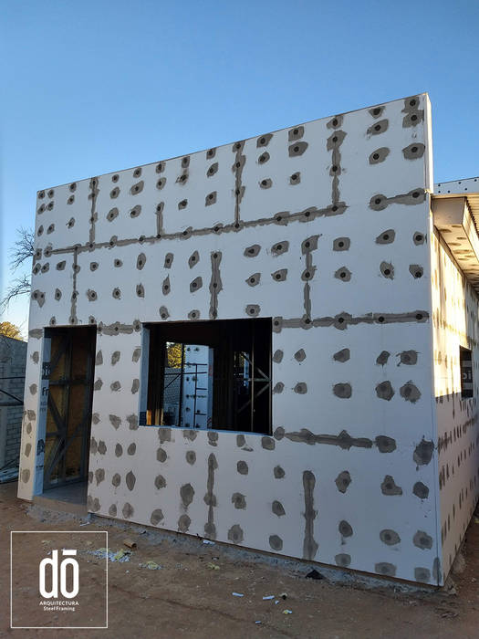 Obra LR, do Arquitectura (Construcción en Steel Framing y Panales Sip) do Arquitectura (Construcción en Steel Framing y Panales Sip) Casas minimalistas