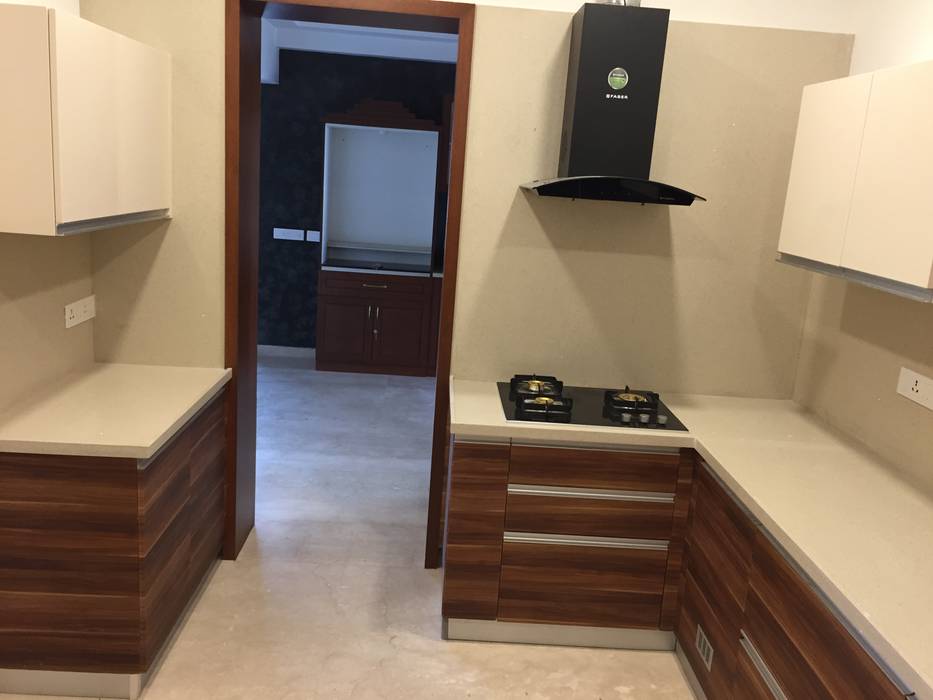 Modular Kitchen and Wardrobes in Chennai by Hoop Pine, Hoop Pine Interior Concepts Hoop Pine Interior Concepts Muebles de cocinas Contrachapado