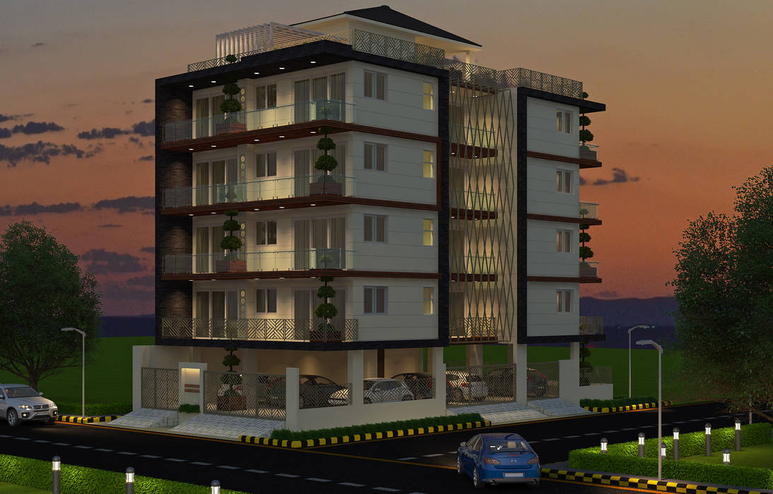 Bungalow , Tanish Dzignz Tanish Dzignz Modern houses