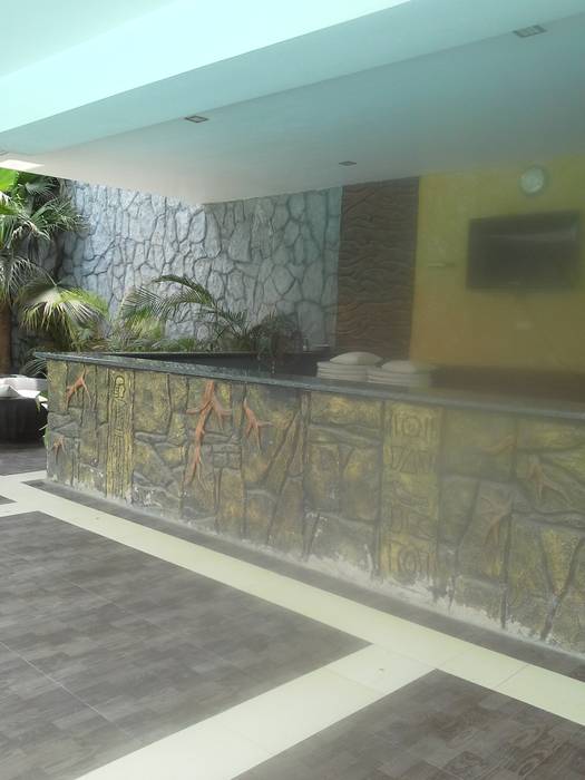 Pool side, Tanish Dzignz Tanish Dzignz Commercial spaces Hotels