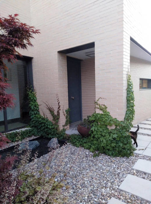 Patio con fuente irati proyectos jardines de estilo mediterráneo | homify