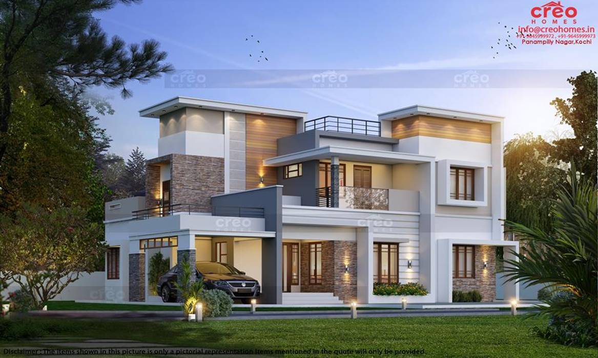 Architectural Designers in Kochi, Creo Homes Pvt Ltd Creo Homes Pvt Ltd Casas de estilo asiático