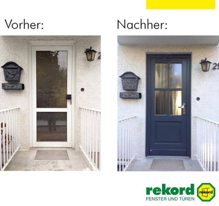 Vorher / Nachher - Der rekord Effekt, rekord-fenster+türen rekord-fenster+türen