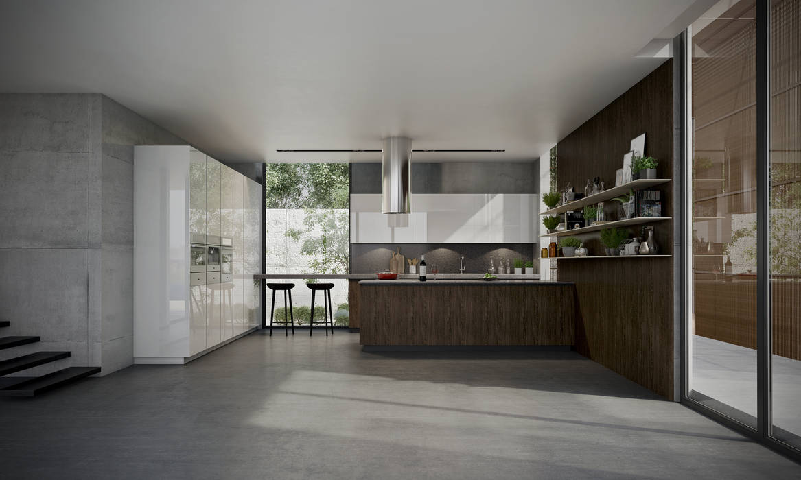 Contemporary Oasis Signature Kitchen Modern style kitchen MDF kitchen cabinet,siganture kitchen,kitchen,cabinet,best