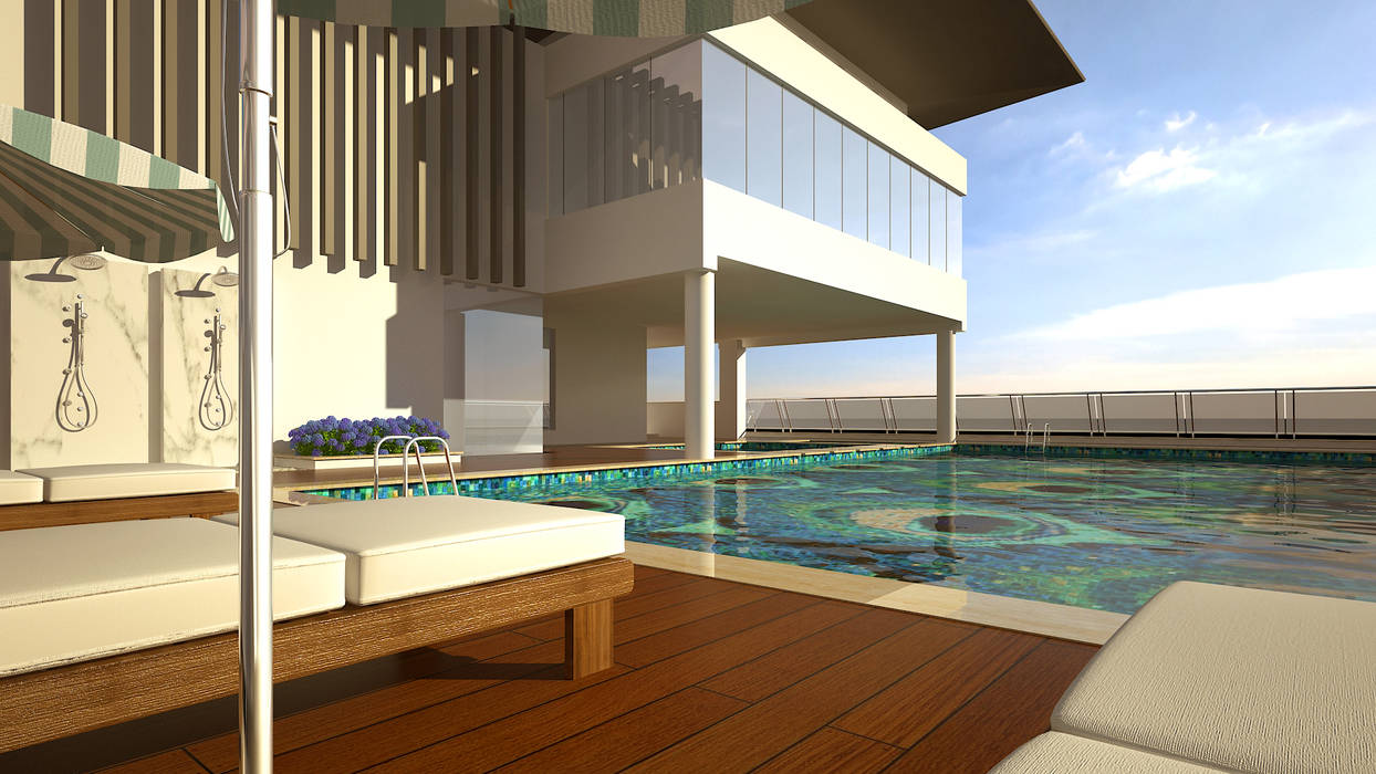 Swimming Pool, De Panache - Interior Architects De Panache - Interior Architects Piscinas de estilo moderno