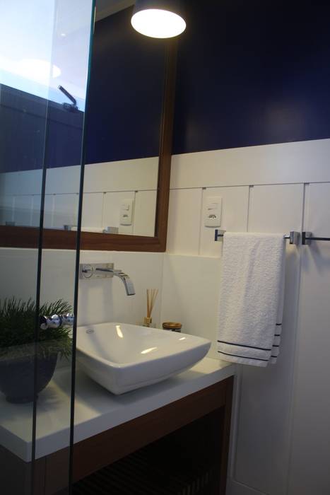 Apartamento JTA Casas de banho modernas por Viviane Cunha Arquitectura Moderno