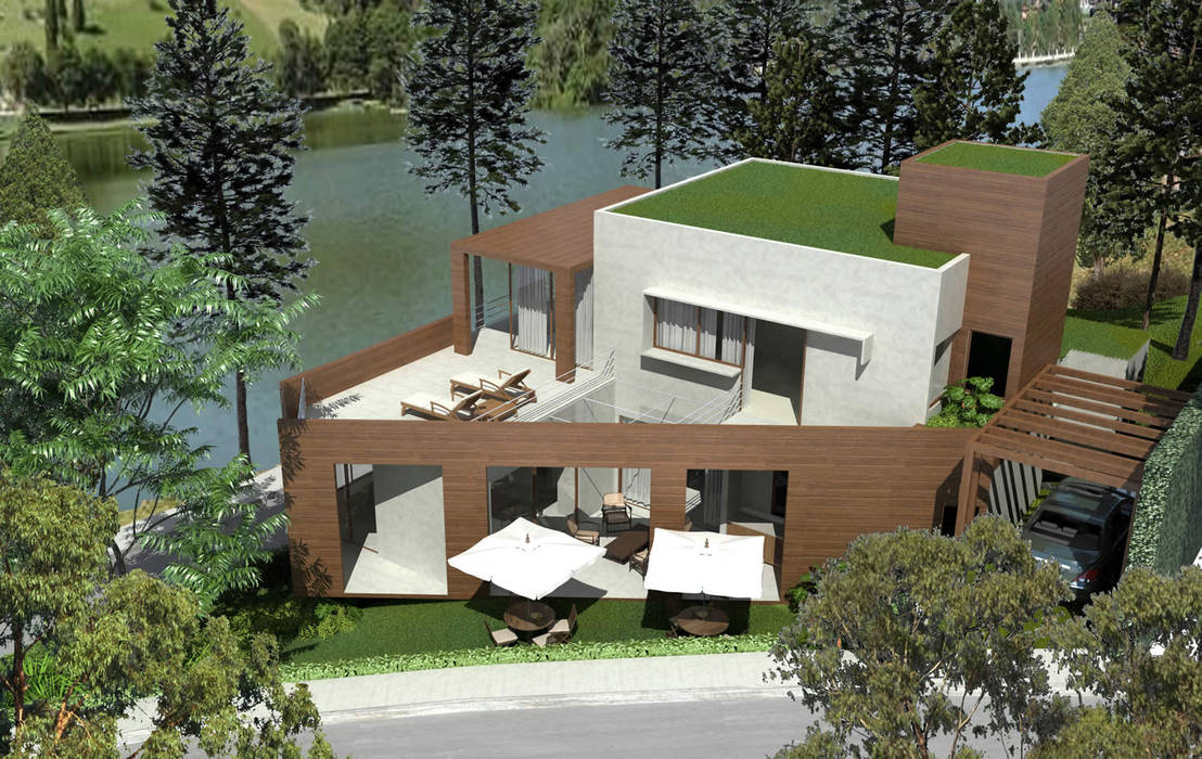 Modern houses by Viviane Cunha Arquitectura Modern