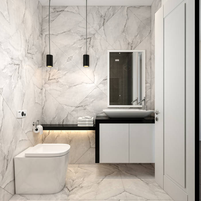 GENEL BANYO S+D-esign Modern Banyo Ahşap Ahşap rengi