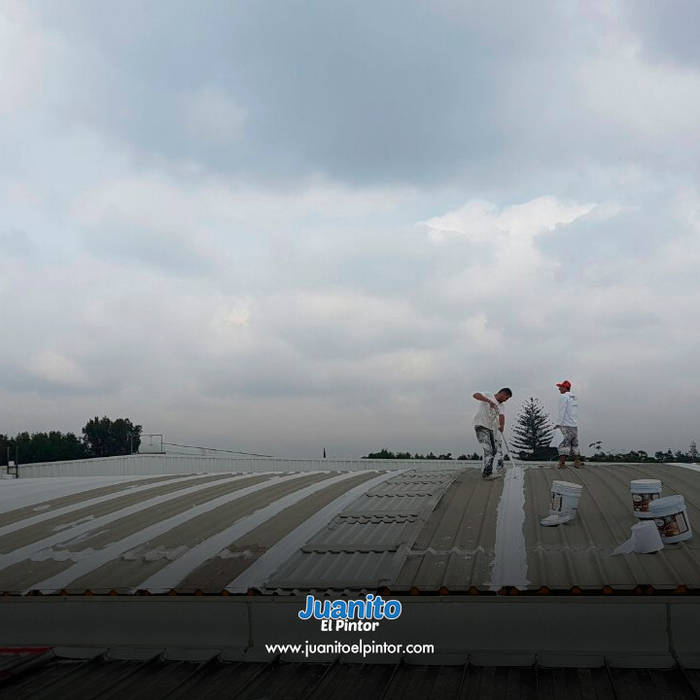 Impermeabilizacion naves industriales , Juanito El Pintor Juanito El Pintor Roof terrace Rubber