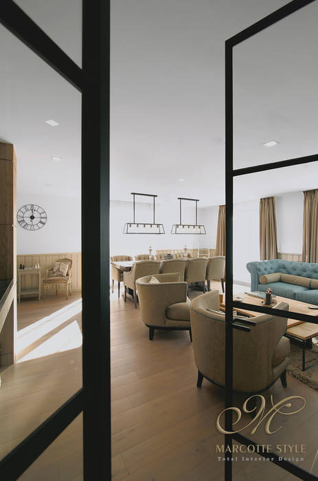 Strakke landelijk interieurinrichting, Marcotte Style Marcotte Style Living room