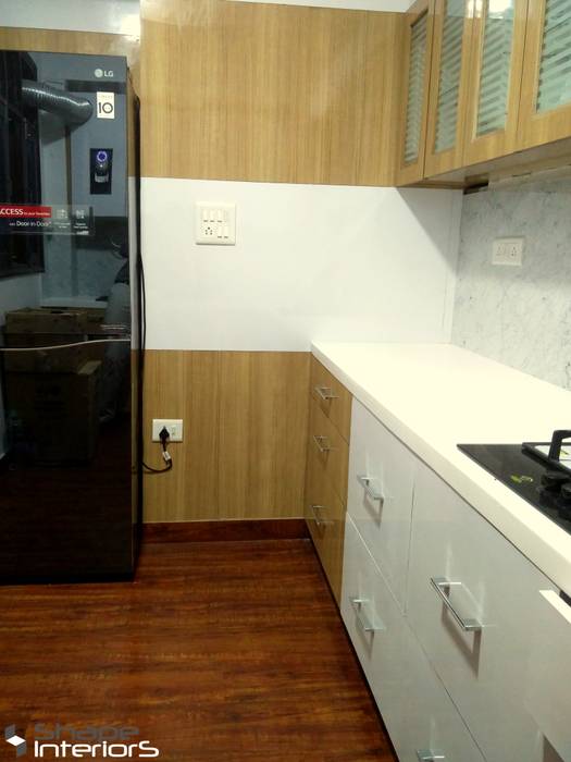 Flat interior in amjer road jaipur, Shape Interiors Shape Interiors Modern kitchen