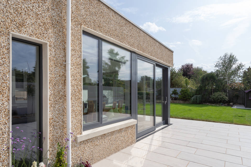 Contemporary Extension Project Photography Hackett Visuals Balcony Bricks