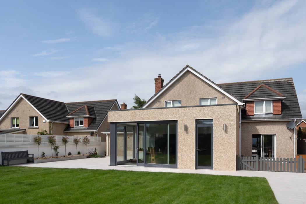 Contemporary Extension Project Photography Hackett Visuals Garagedeur Beton