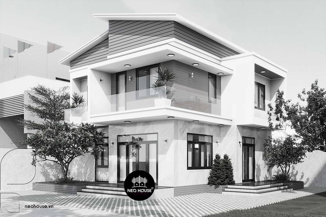 Mẫu biệt thự hiện đại 2 tầng độc đáo và mới lạ tại Thanh Hóa, NEOHouse NEOHouse