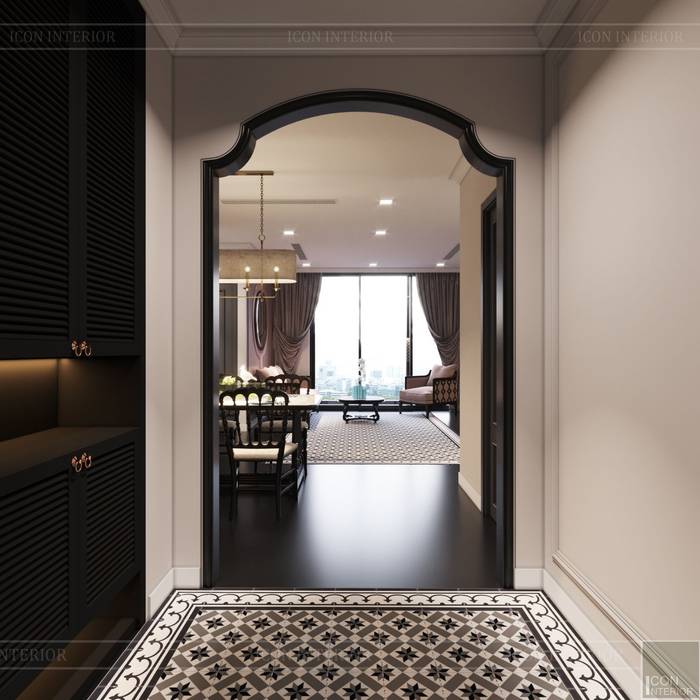 Phong cách nội thất phương Đông với tông màu "HỒNG", ICON INTERIOR ICON INTERIOR Asian style doors