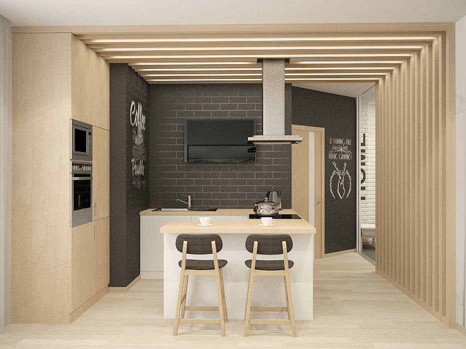 Дизайн кухни Алексей Верховод Кухня в стиле минимализм