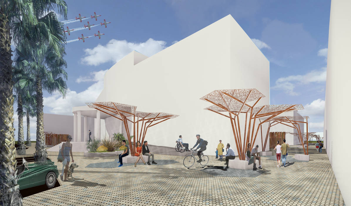 1er Premio. Proyecto de reforma y renovación de la Plaza del Ayuntamiento de Los Alcázares, Murcia, UFiVe UFiVe Modern garden