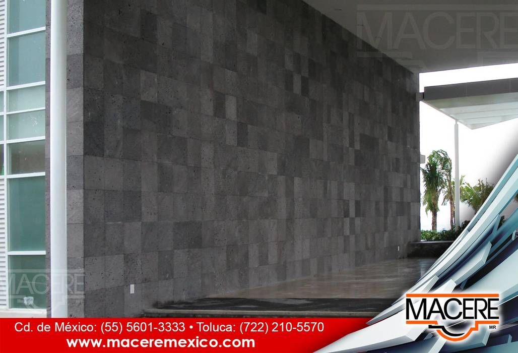 Cantera, MACERE México MACERE México Modern Walls and Floors Stone Wall & floor coverings