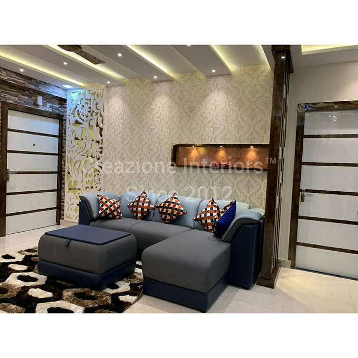 Mr. Soumiya Ghosh Koikhali Project, Creazione Interiors Creazione Interiors Salas modernas Accesorios y decoración