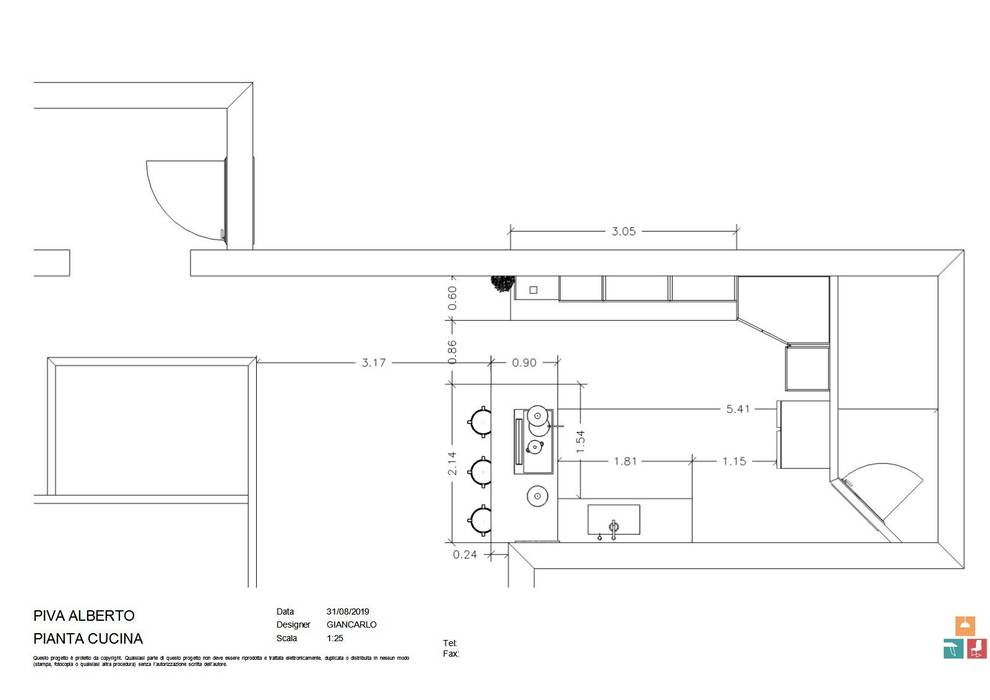 Progettazione di una cucina moderna a Trento, G&S INTERIOR DESIGN G&S INTERIOR DESIGN Industriale Küchen