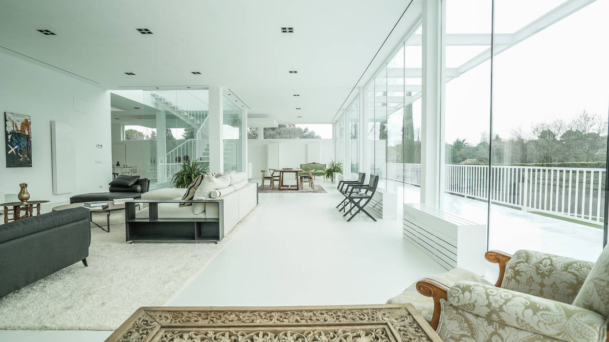 Crystal House, IBERMAISON Marbella IBERMAISON Marbella Modern Living Room
