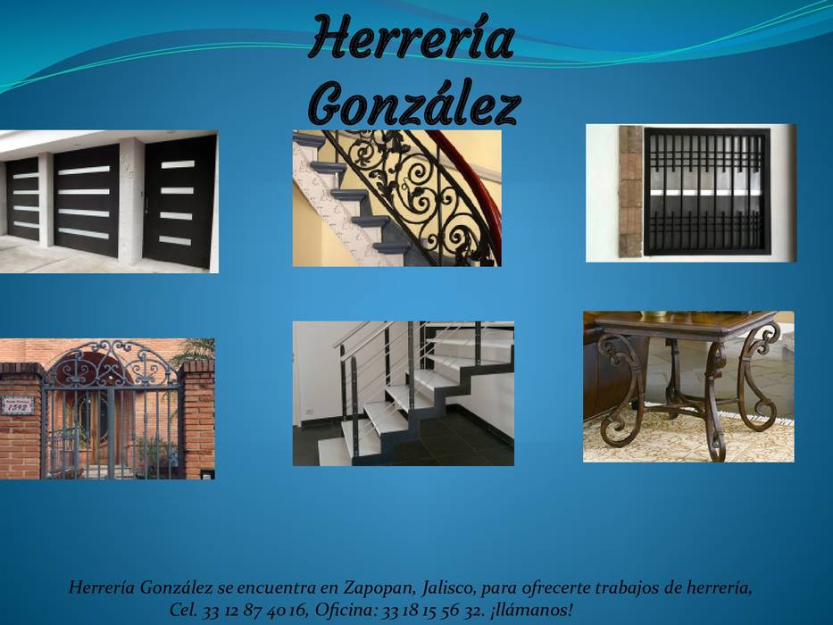 Herreria Gonzale, herrería gonzalez herrería gonzalez 러스틱스타일 발코니, 베란다 & 테라스 금속