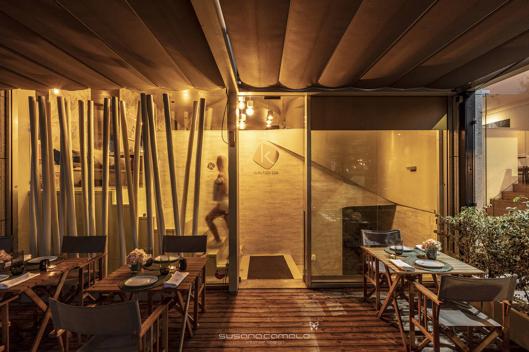 Kanpai Aviz Japanese Restaurant | 2019, Atelier Susana Camelo Atelier Susana Camelo مساحات تجارية اللوح مطاعم