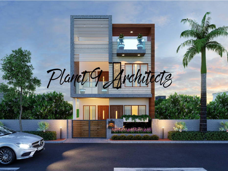 Row housing , Planet 9 Architects and Interior Designers Planet 9 Architects and Interior Designers Bungalows