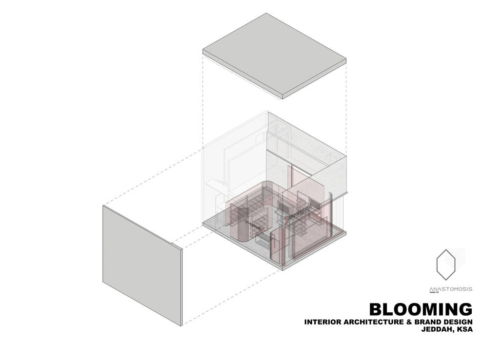 أكسونوميتريك Axonometric Anastomosis Design Lab design,architecture,interior,interior design,brand design,commercial,cloths,تصميم,تصميم داخلي,تصميم خارجي,ملابس,تجاري