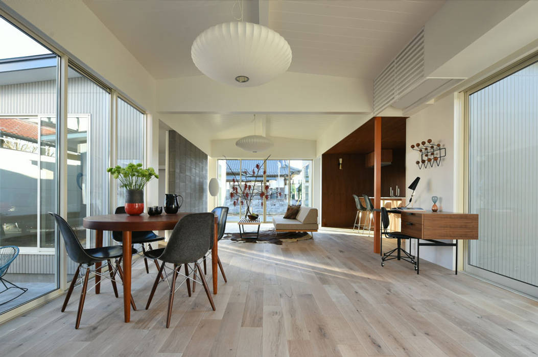 Case Study House #63, NASU CLUB NASU CLUB Modern living room Wood Wood effect