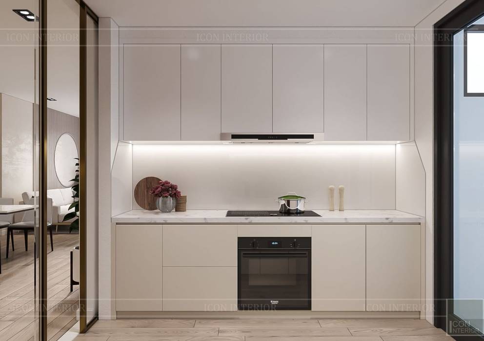 Nội thất phong cách tối giản Minimalism, ICON INTERIOR ICON INTERIOR Kitchen