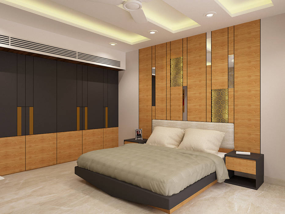 Master Bedroom SPACE DESIGN STUDIOS Modern style bedroom